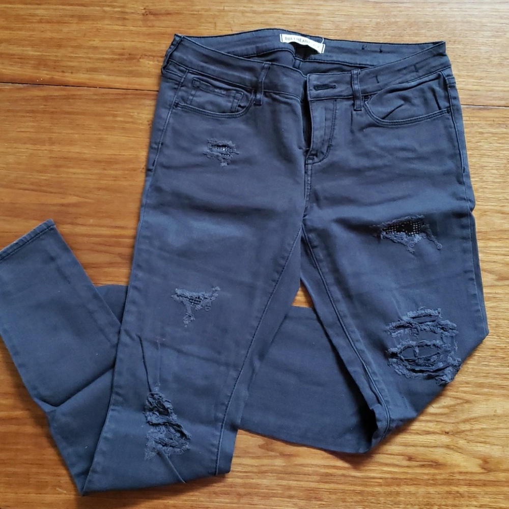 Charcoal gray jeans